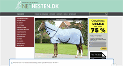 Desktop Screenshot of nethesten.dk